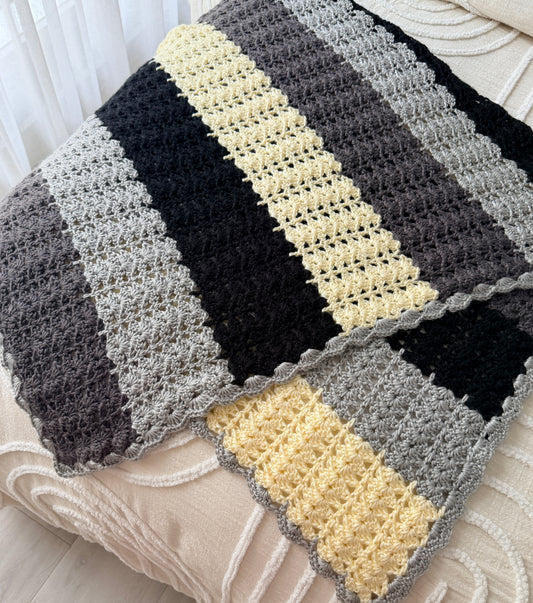 Solid Blocks Versatile Crochet Runner