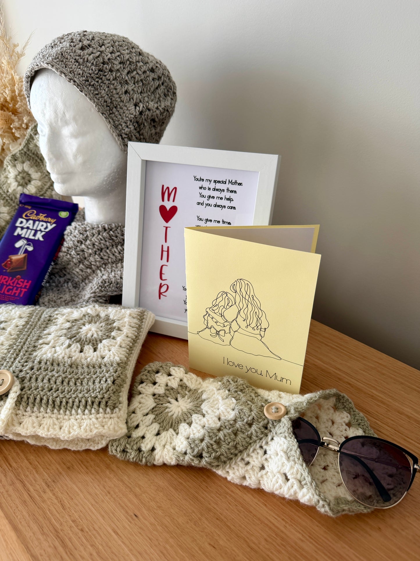 Mother's Day Craft Paper Card 5x7in