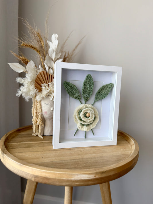 Framed Crochet Artwork Design