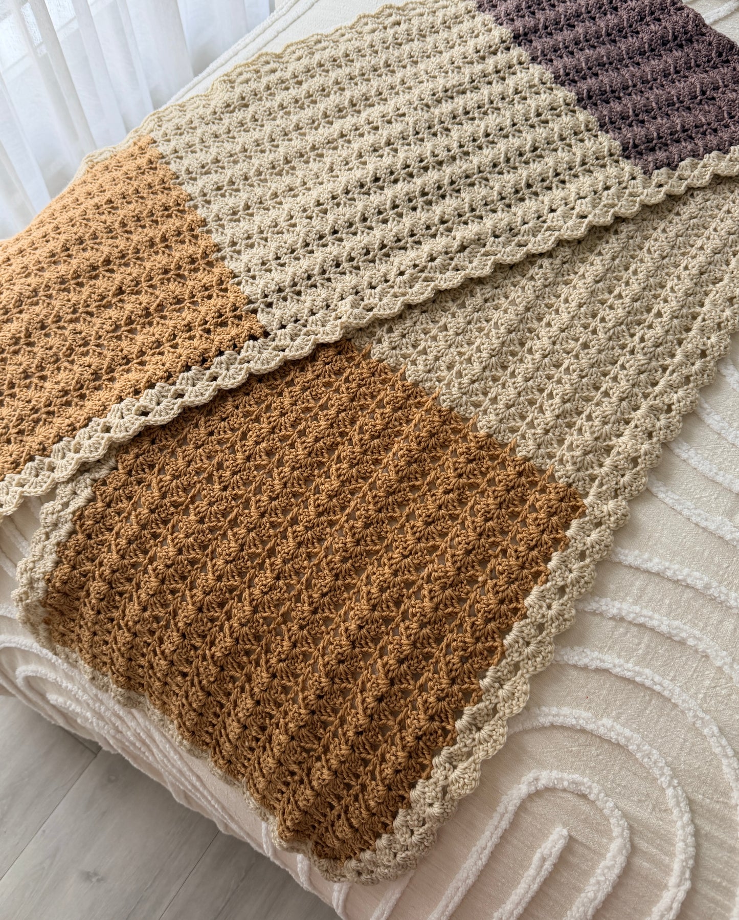 Forever Neutral Crochet Runner