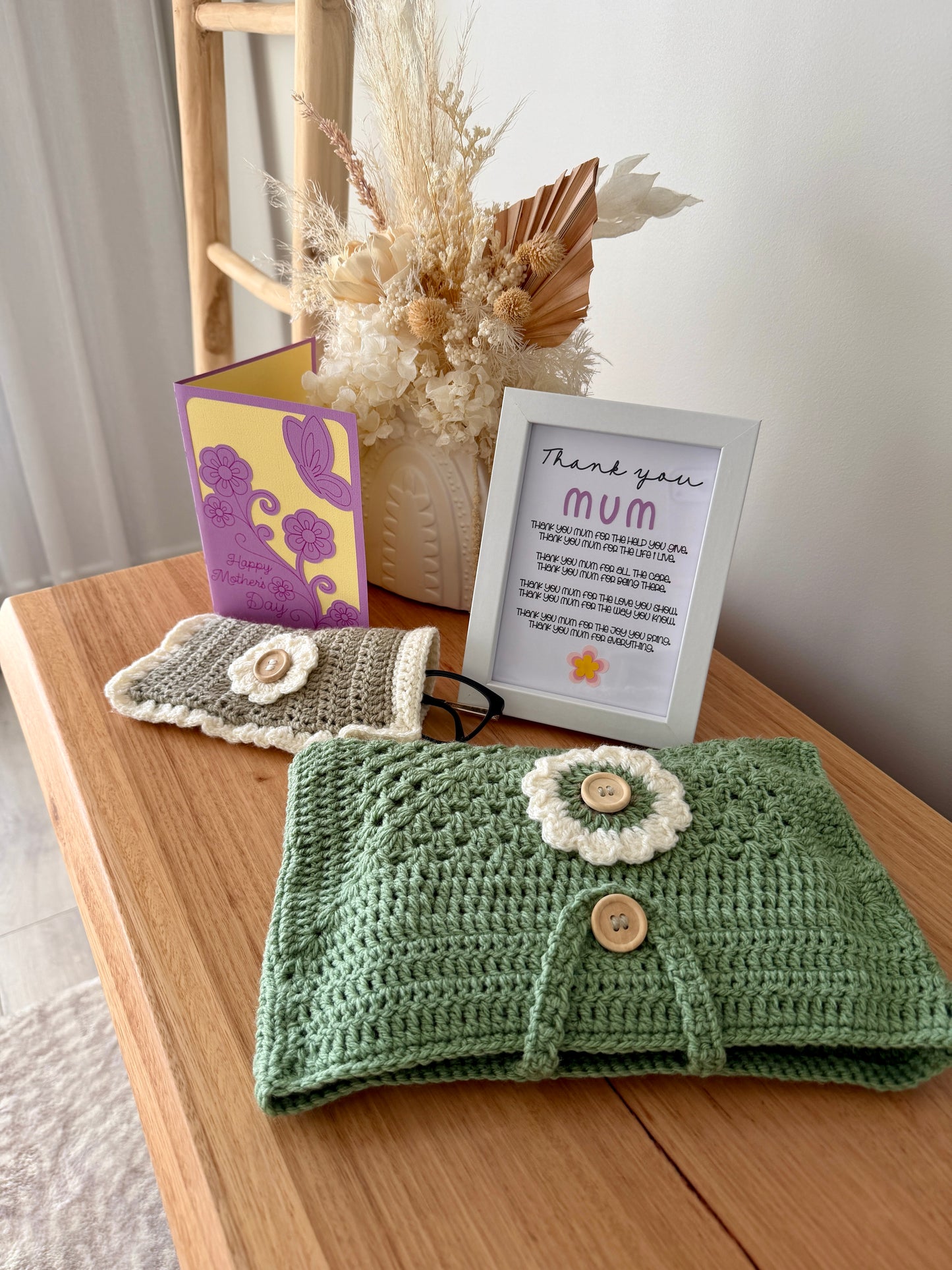 Crochet Book Cover