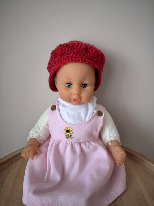 Baby Red Unisex Christmas Beret