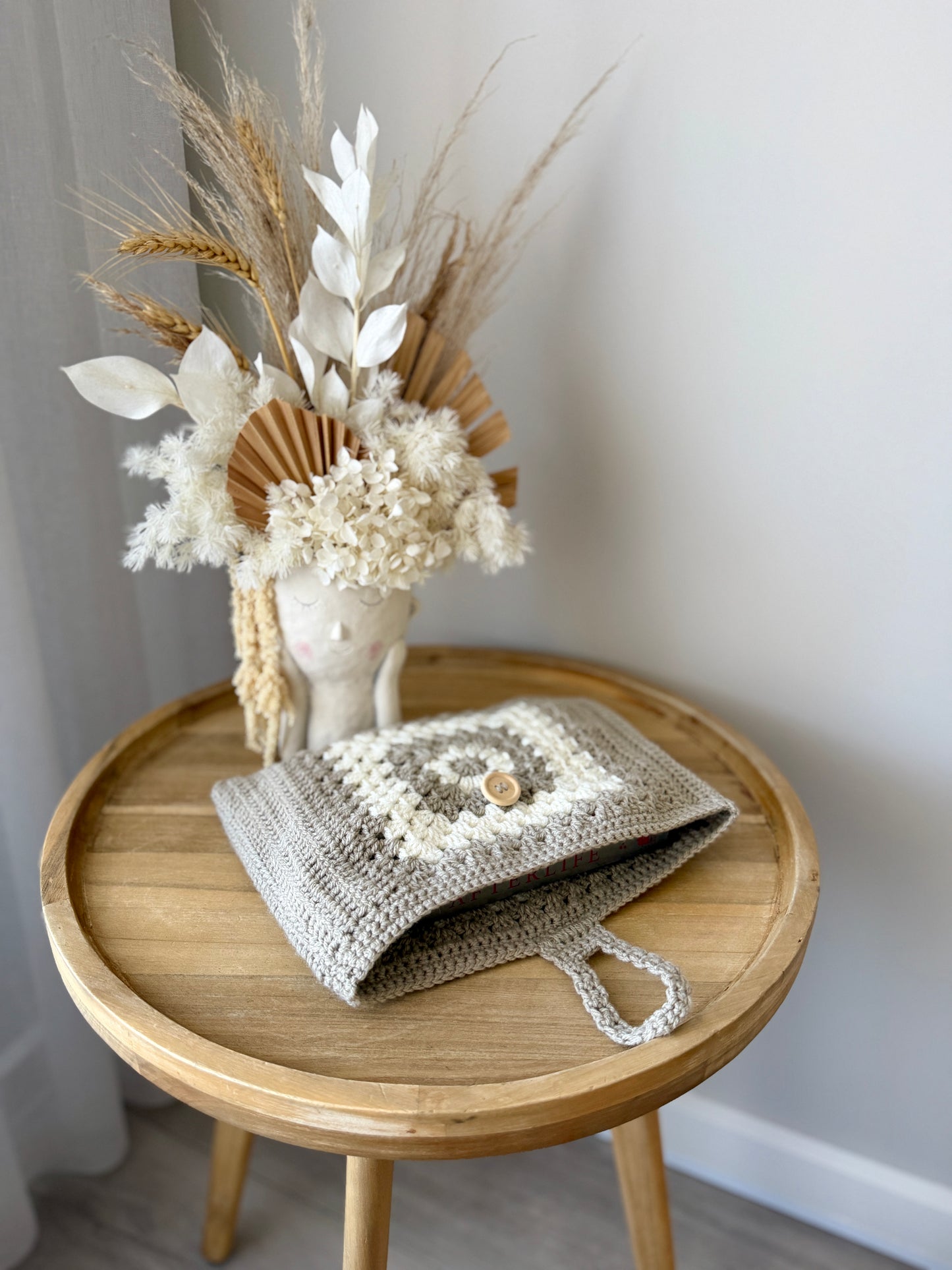 Crochet Book Cover