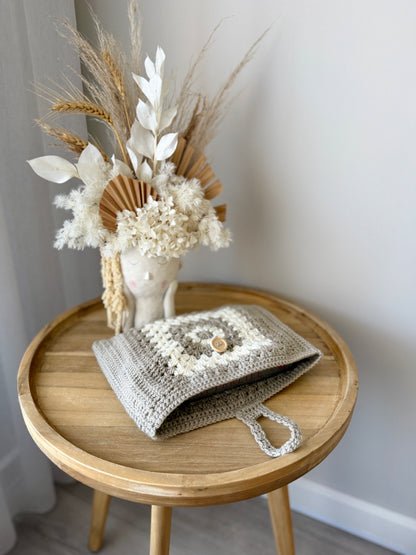 Crochet Book Cover