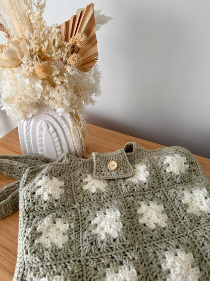 Patchwork Crochet Tote Bag