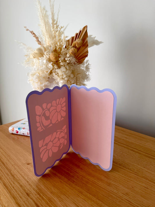 Mother's Day Craft Paper Card 5x7in
