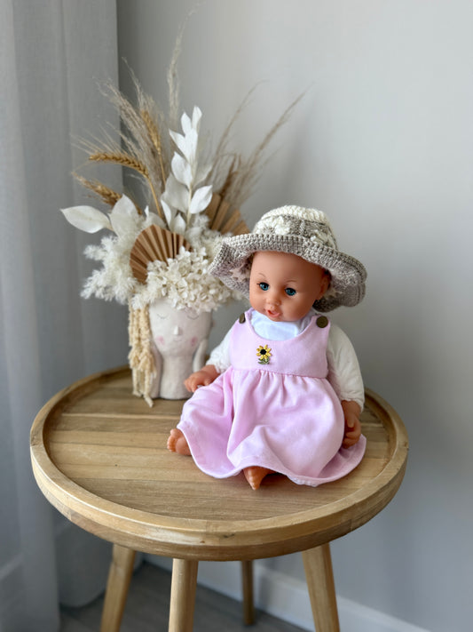 Patchwork Crochet Baby Hat