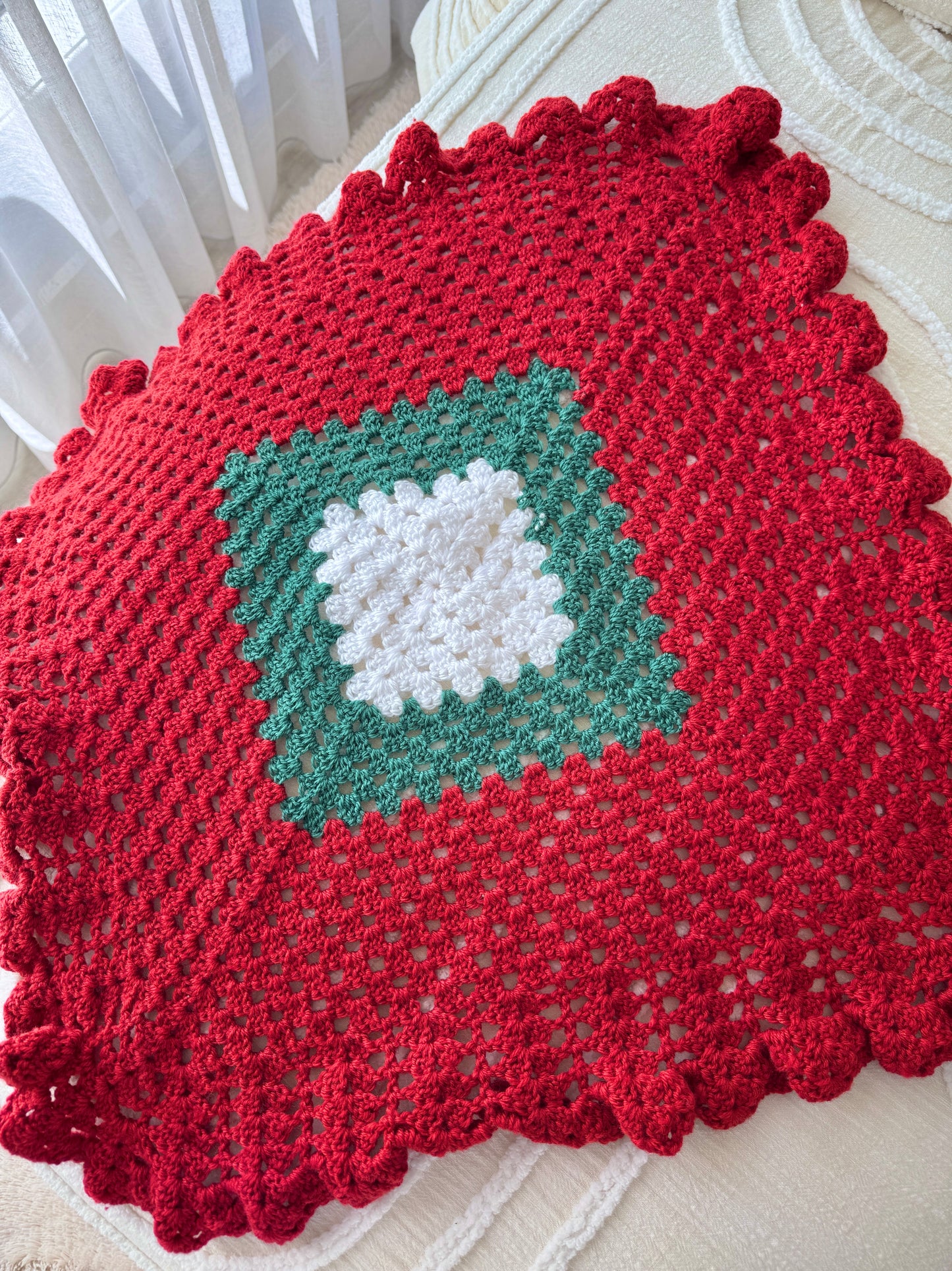 Holly Unisex Christmas Blanket