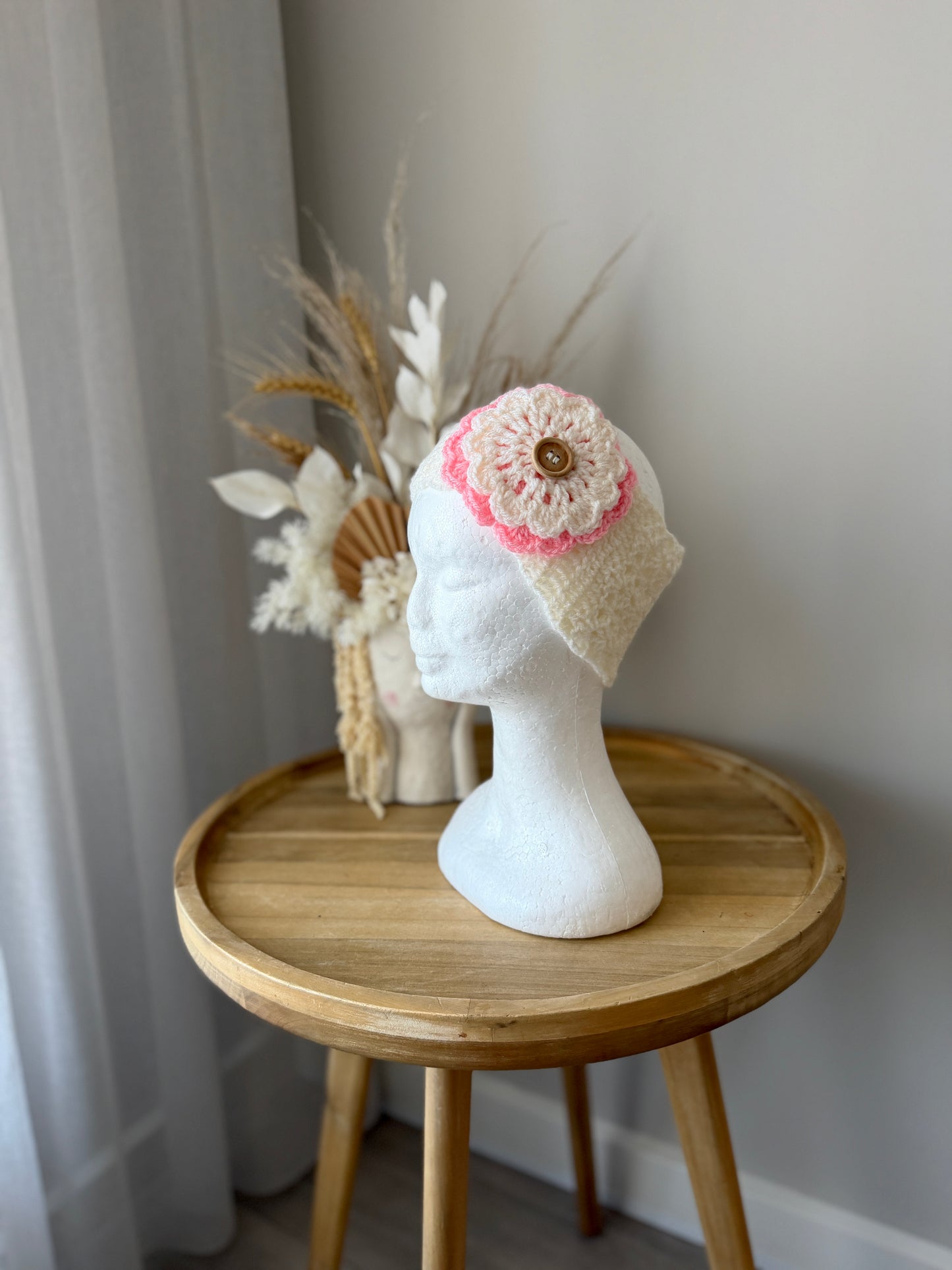 Flower Crochet Adults Headband