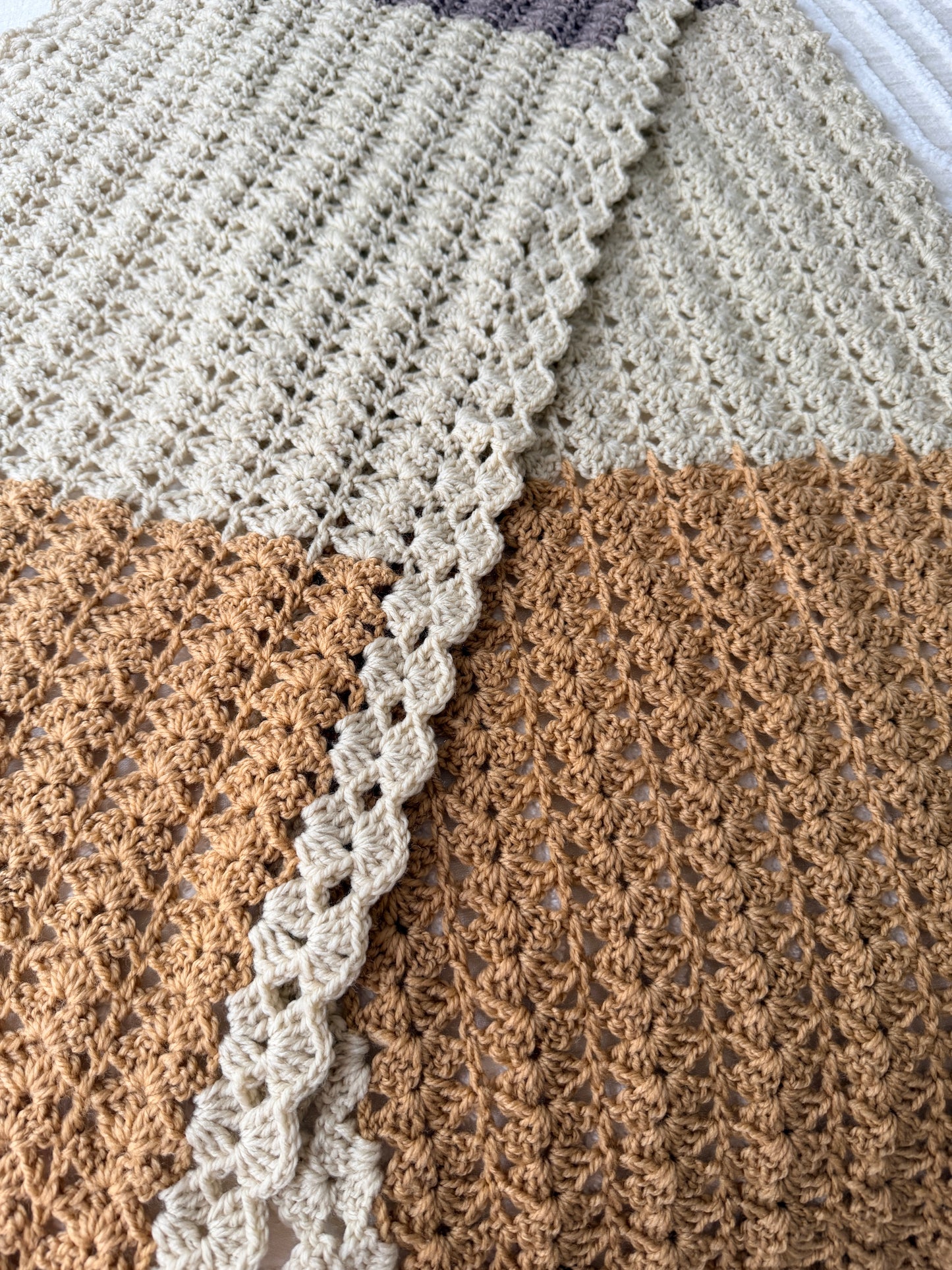 Forever Neutral Crochet Runner