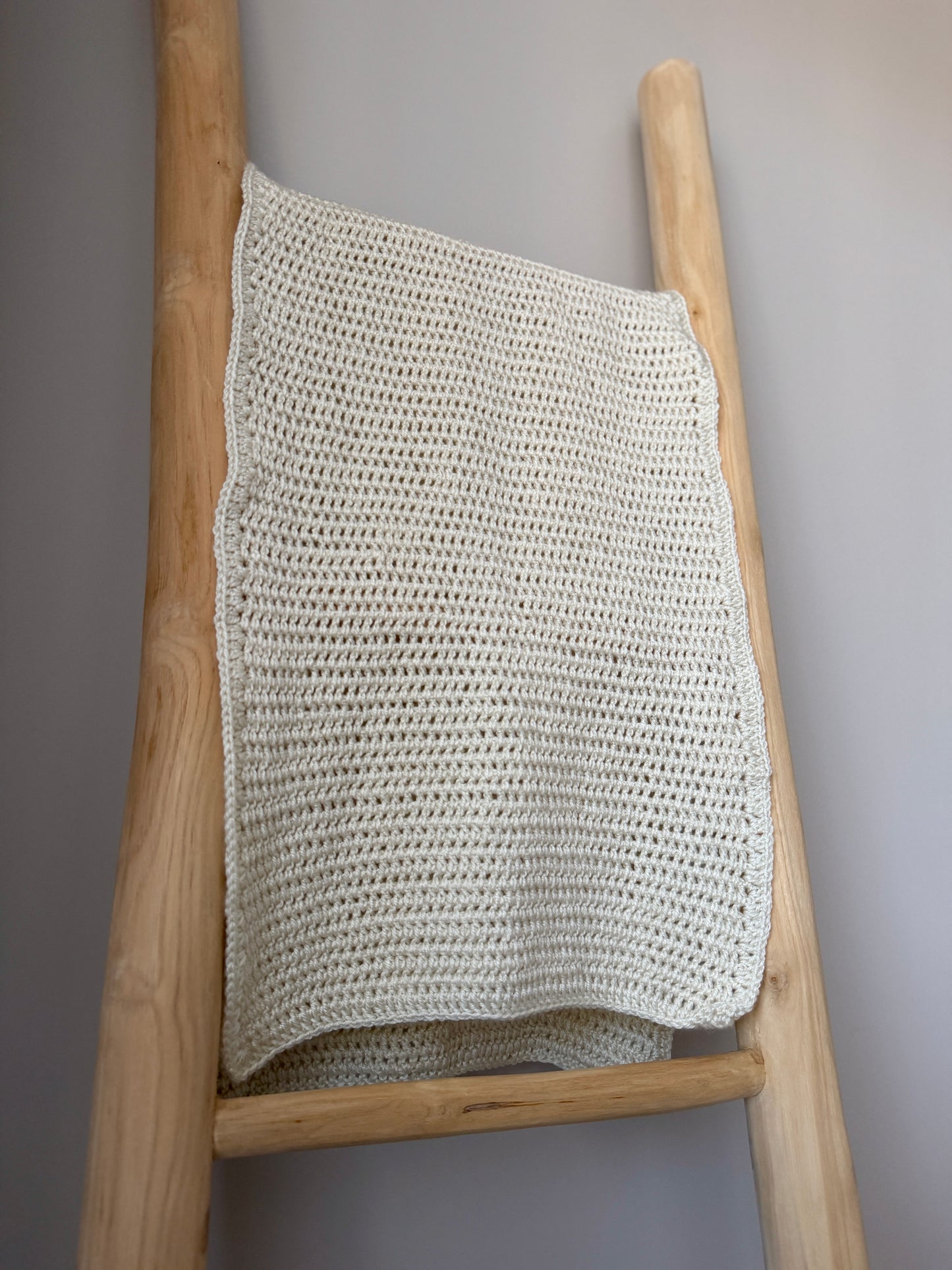 Cream Crochet Runner