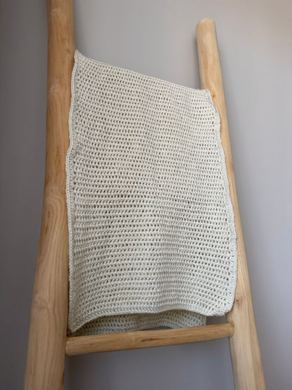 Cream Crochet Runner