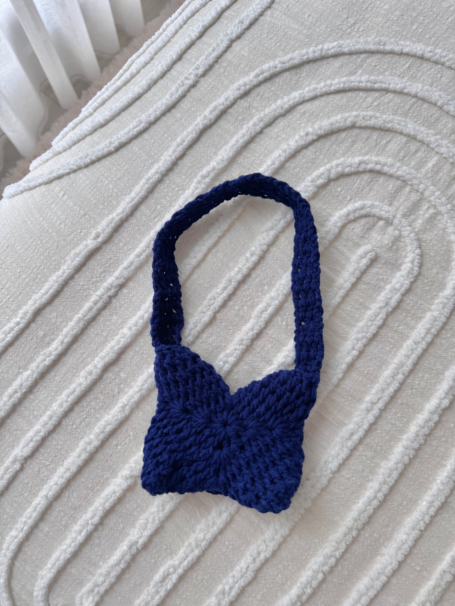 Blue Kids Mini Crochet HandBag
