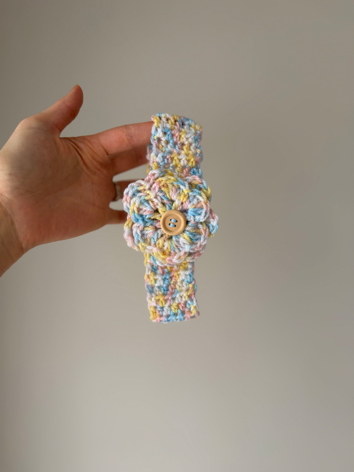 Chelsea Multi-Colour Crochet Dress + Headband