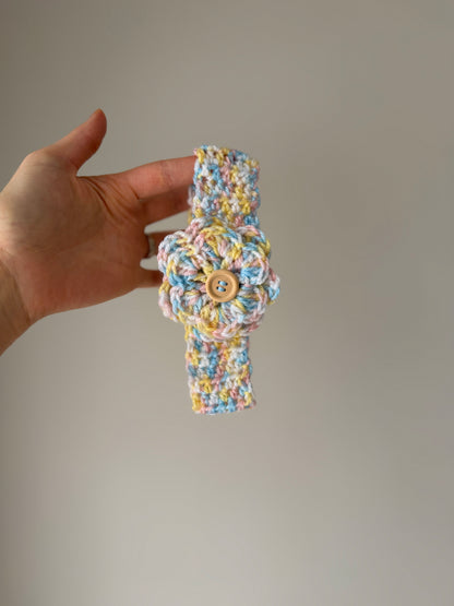 Chelsea Multi-Colour Crochet Dress + Headband