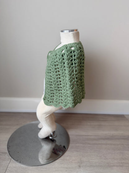 Arabella Crochet Poncho, Beanie + Headband Set