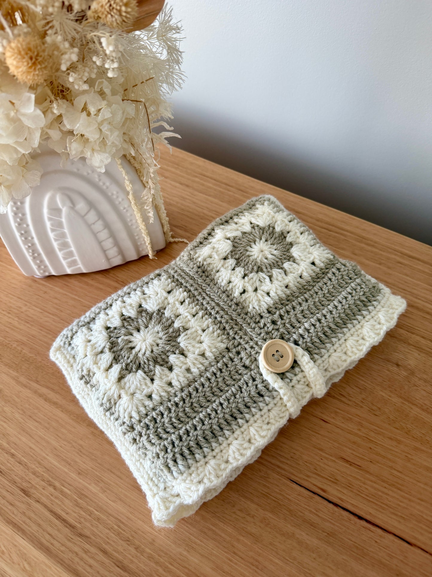Crochet Book Cover