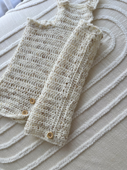 Billy Unisex Crochet Overalls