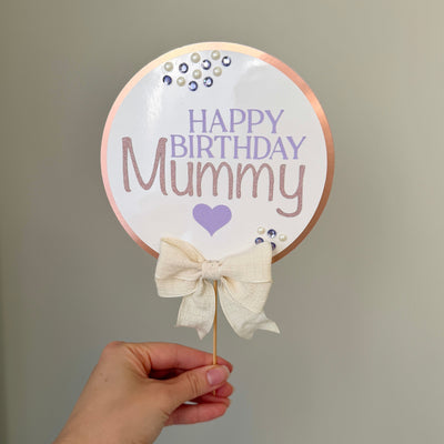 Ribbon & Gems (includes a decorative ribbon & gem accents to enhance your topper design) - $4