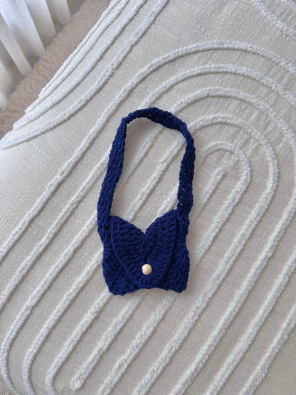 Blue Kids Mini Crochet HandBag