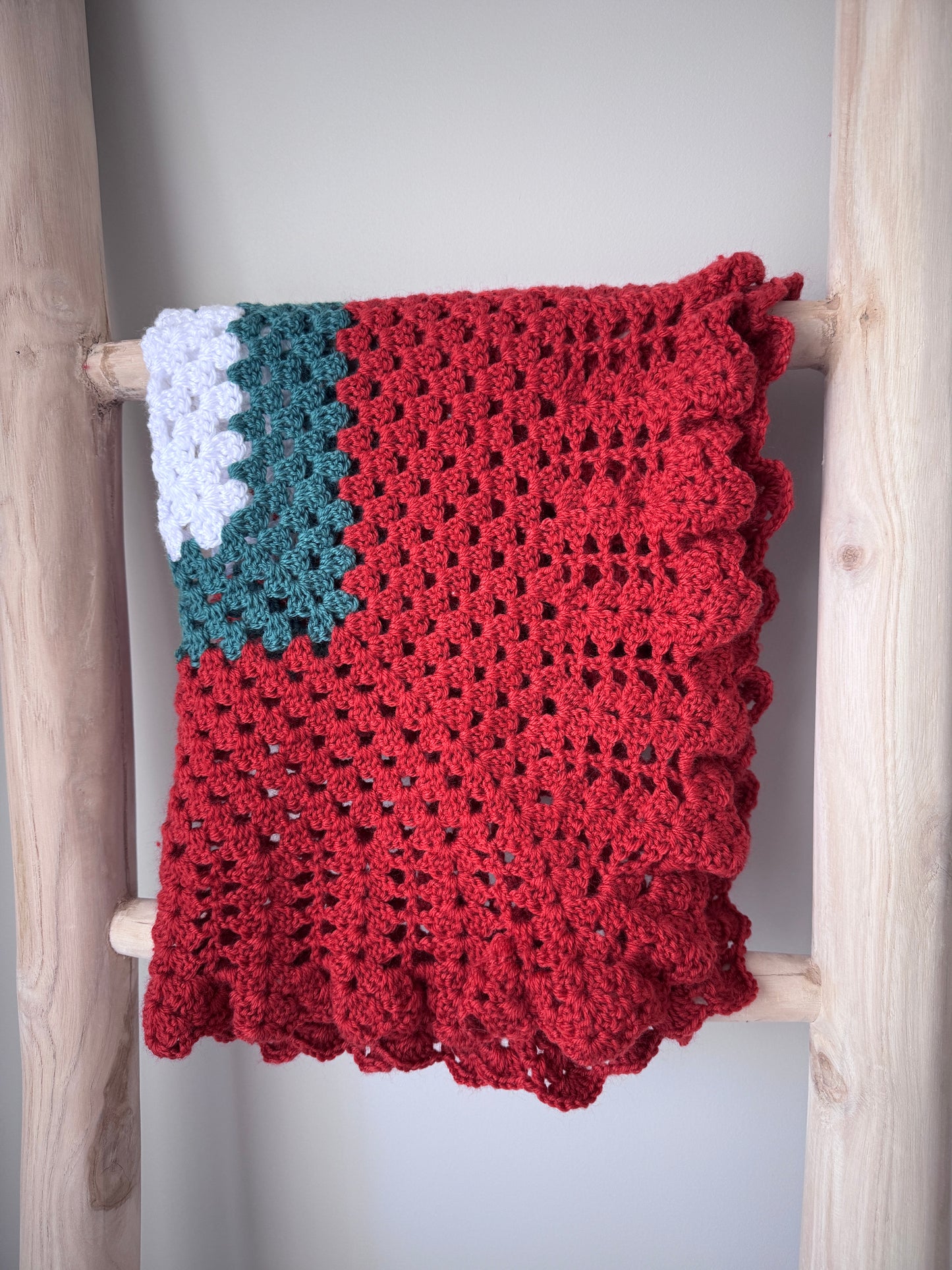 Holly Unisex Christmas Blanket