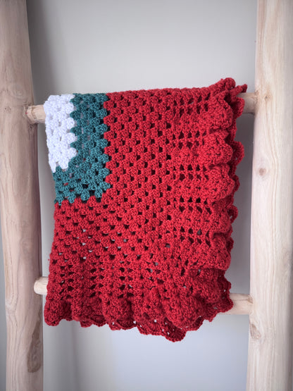 Holly Unisex Christmas Blanket