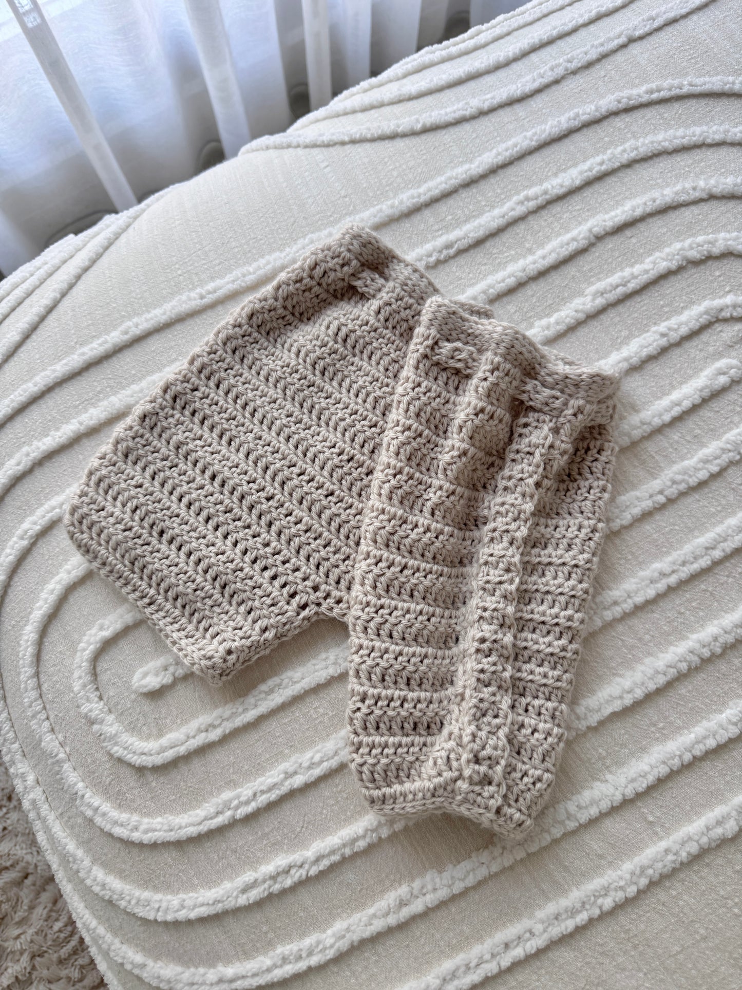 Jesse Unisex Crochet Shorts