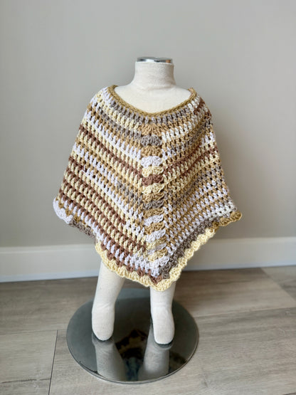 Gigi Crochet Poncho + Bag Set