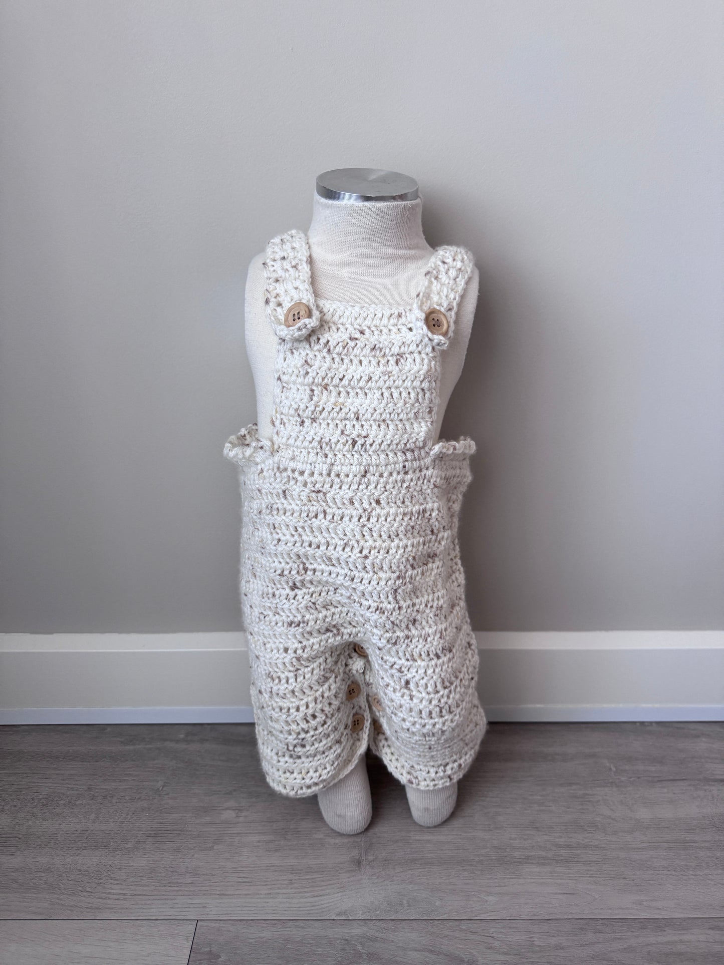 Billy Unisex Crochet Overalls