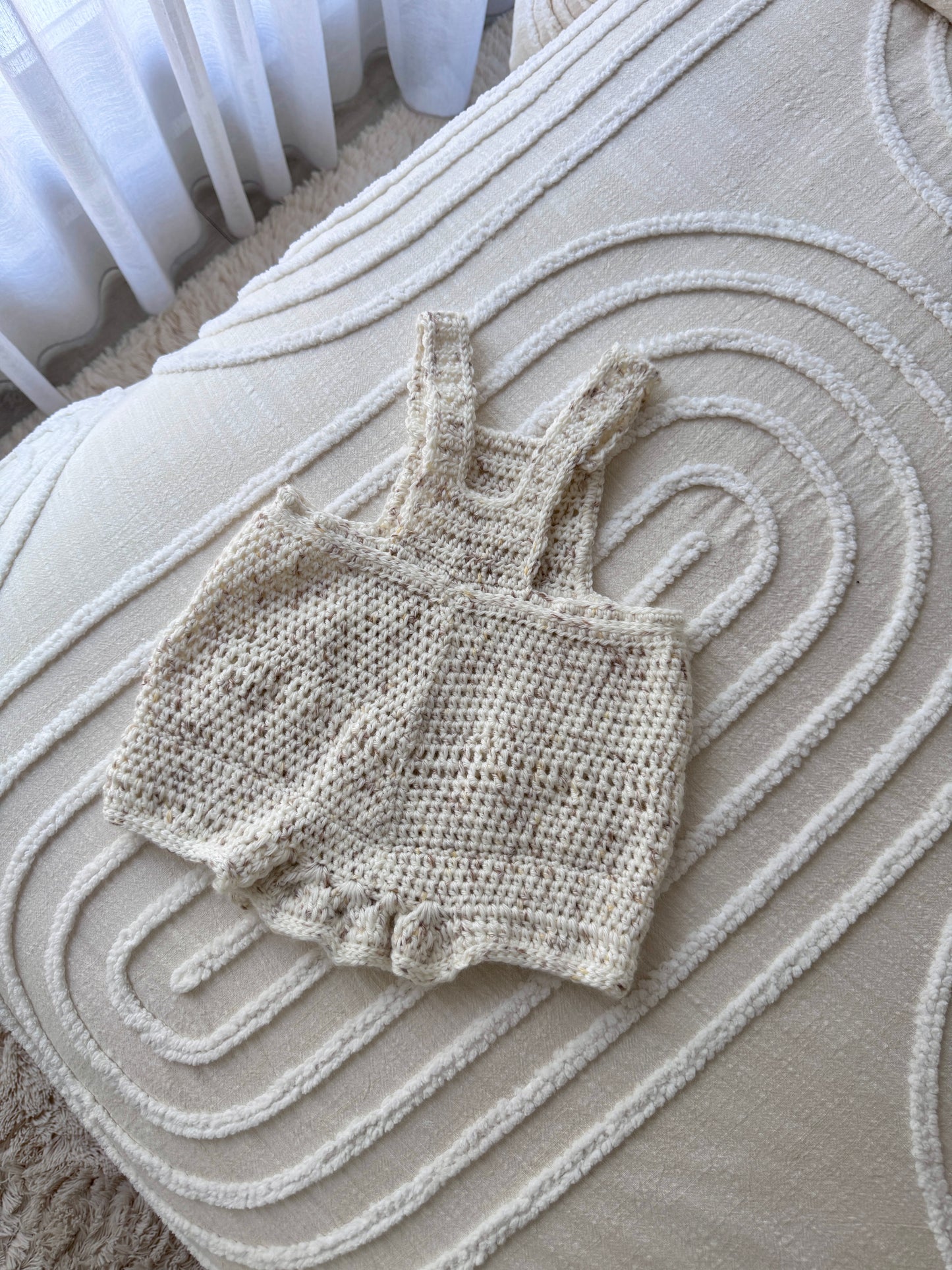 Jamie Unisex Crochet Playsuit