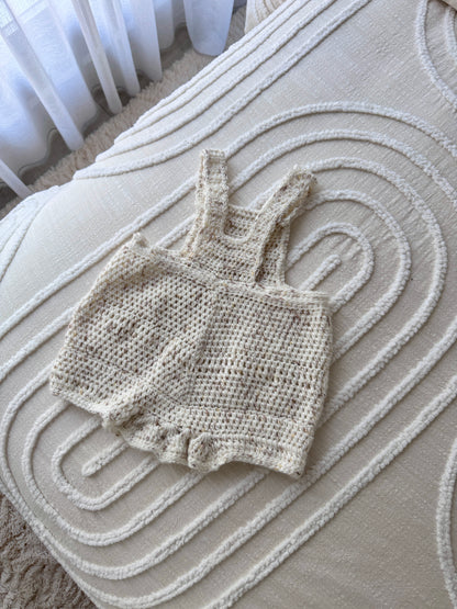 Jamie Unisex Crochet Playsuit
