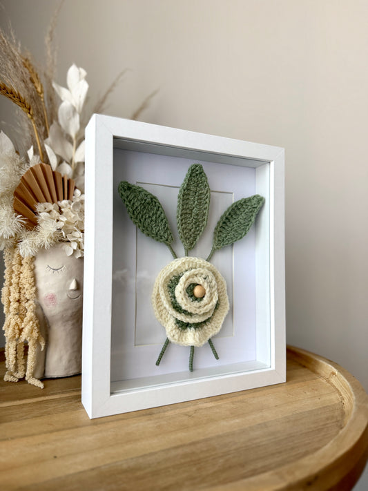 Framed Crochet Artwork Design