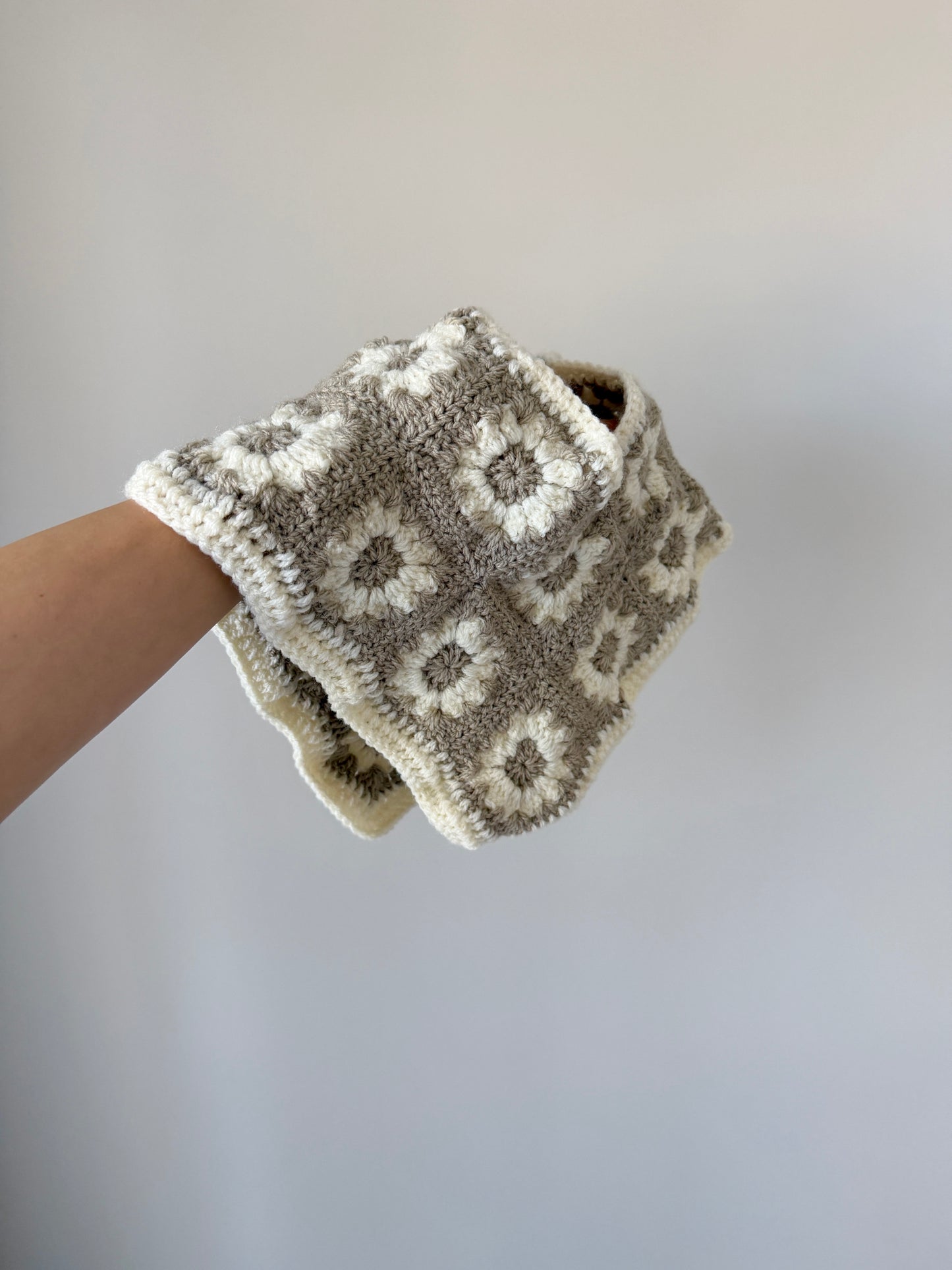 Patchwork Kids Crochet Poncho