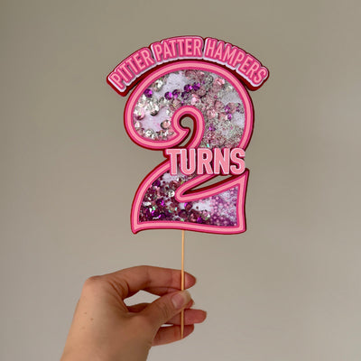 Shaker Topper (adds a clear shaker feature filled with glitter, sequins or confetti that moves when handled) - $7