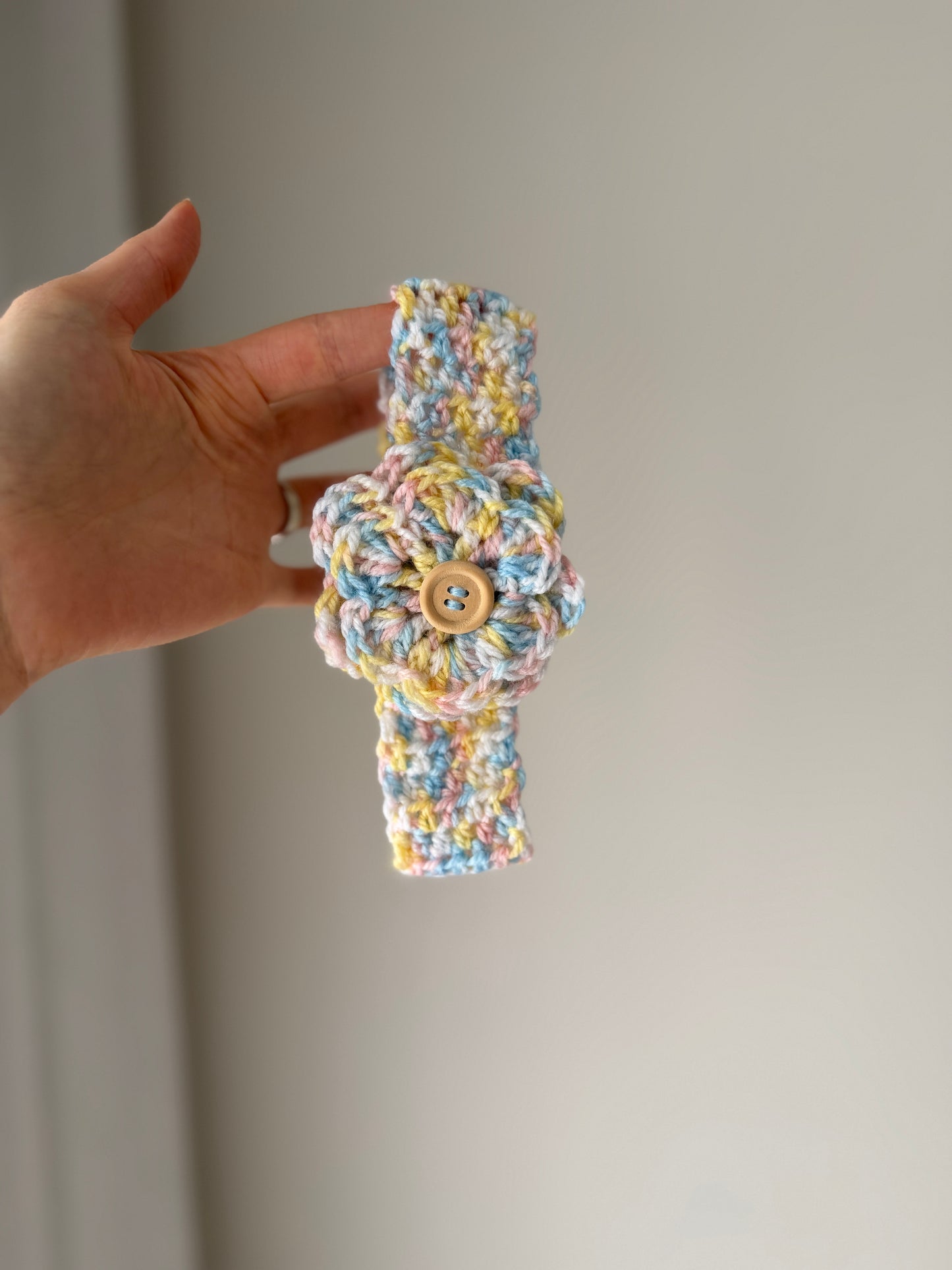 Chelsea Multi-Colour Crochet Dress + Headband