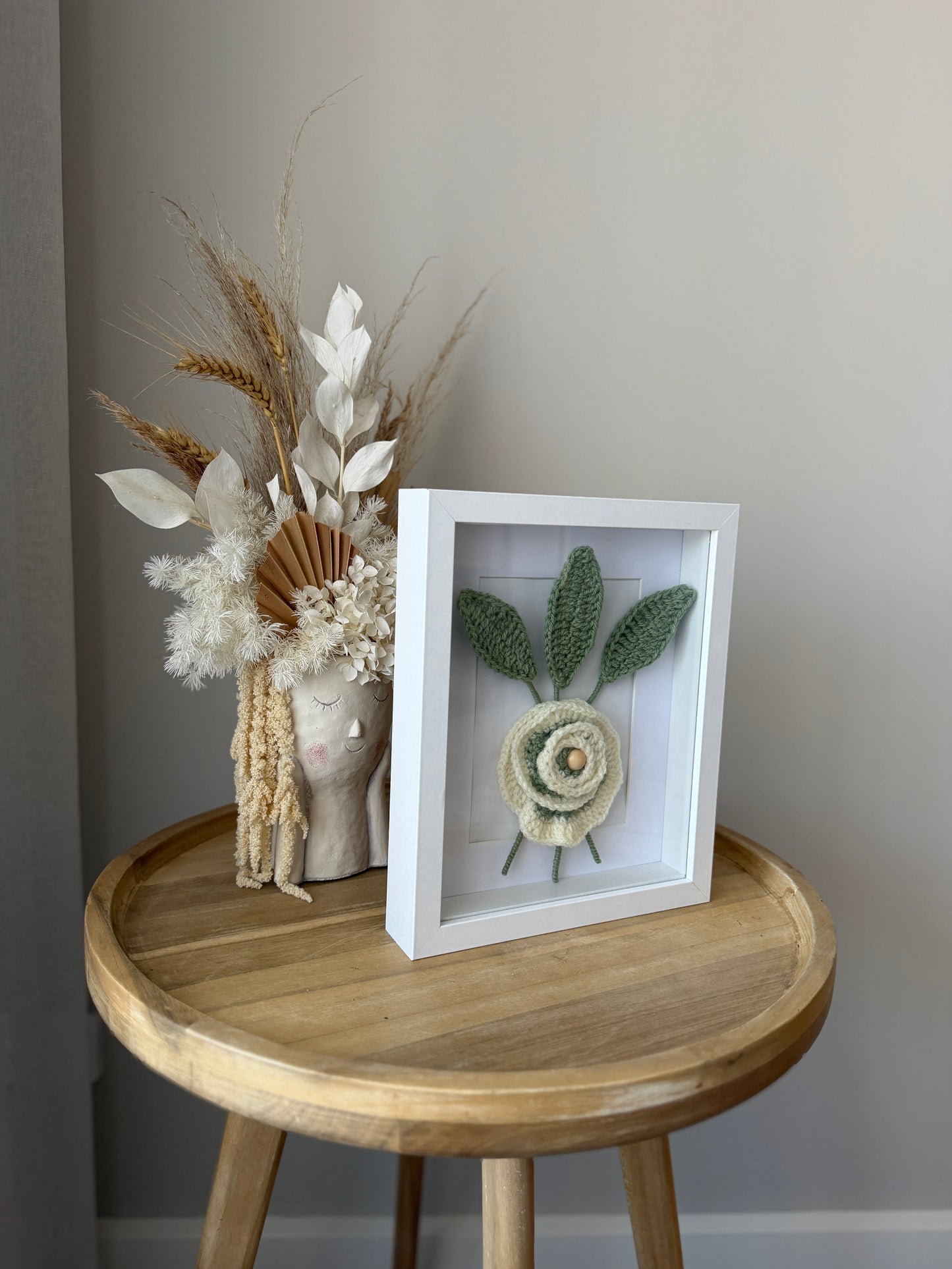 Framed Crochet Artwork Design