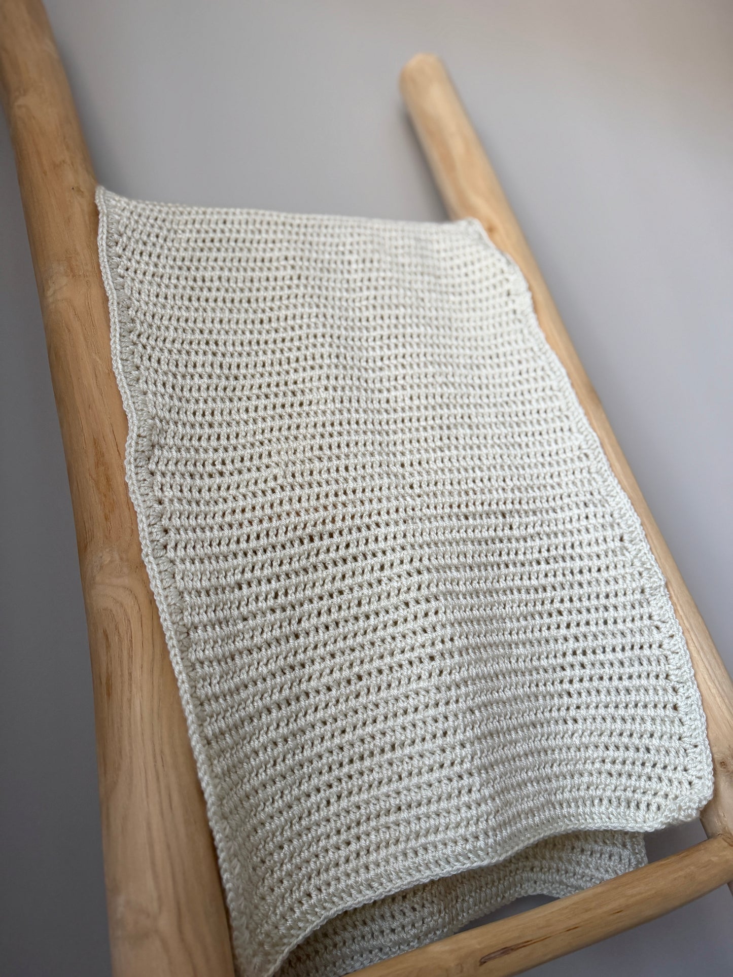 Cream Crochet Runner