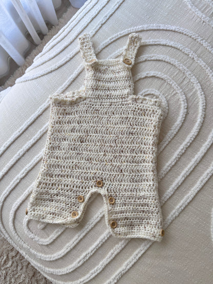 Billy Unisex Crochet Overalls