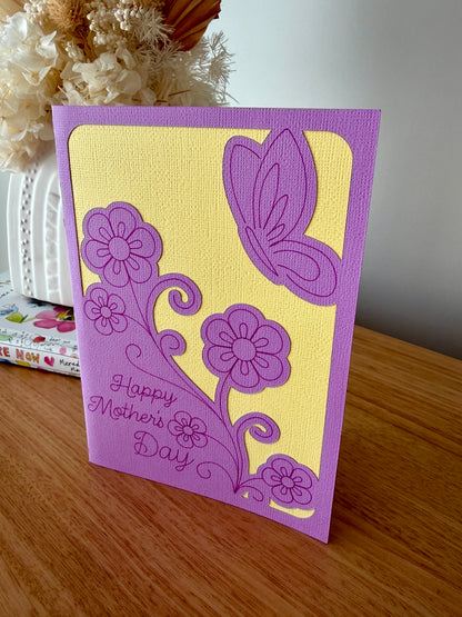 Mother's Day Craft Paper Card 5x7in