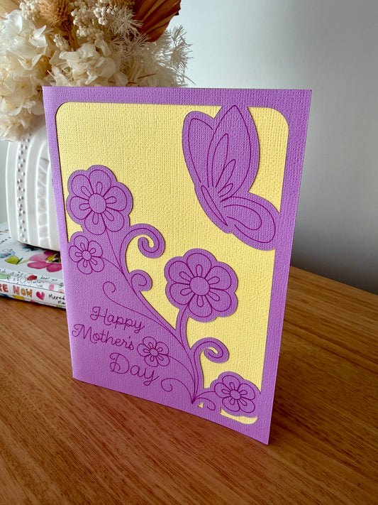 Mother's Day Craft Paper Card 5x7in