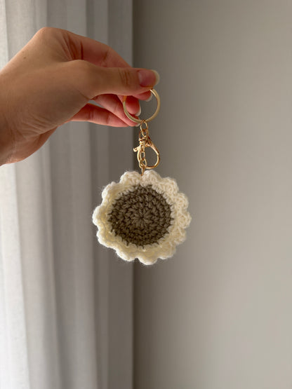 Crochet Flower Key Chain