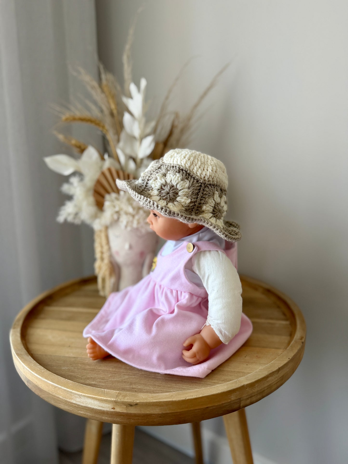 Patchwork Crochet Baby Hat