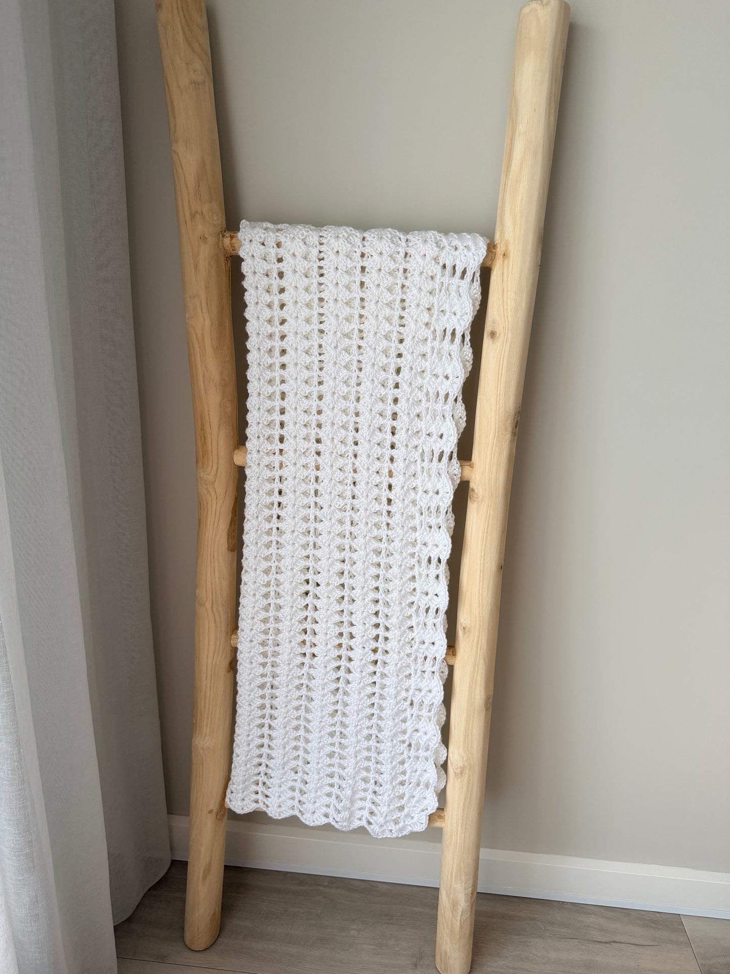 Beautiful White Crochet Runner
