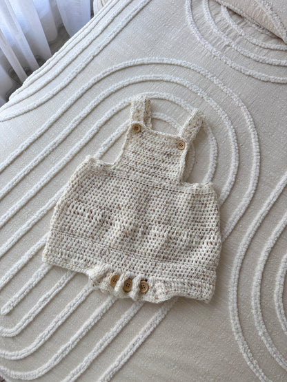 Jamie Unisex Crochet Playsuit