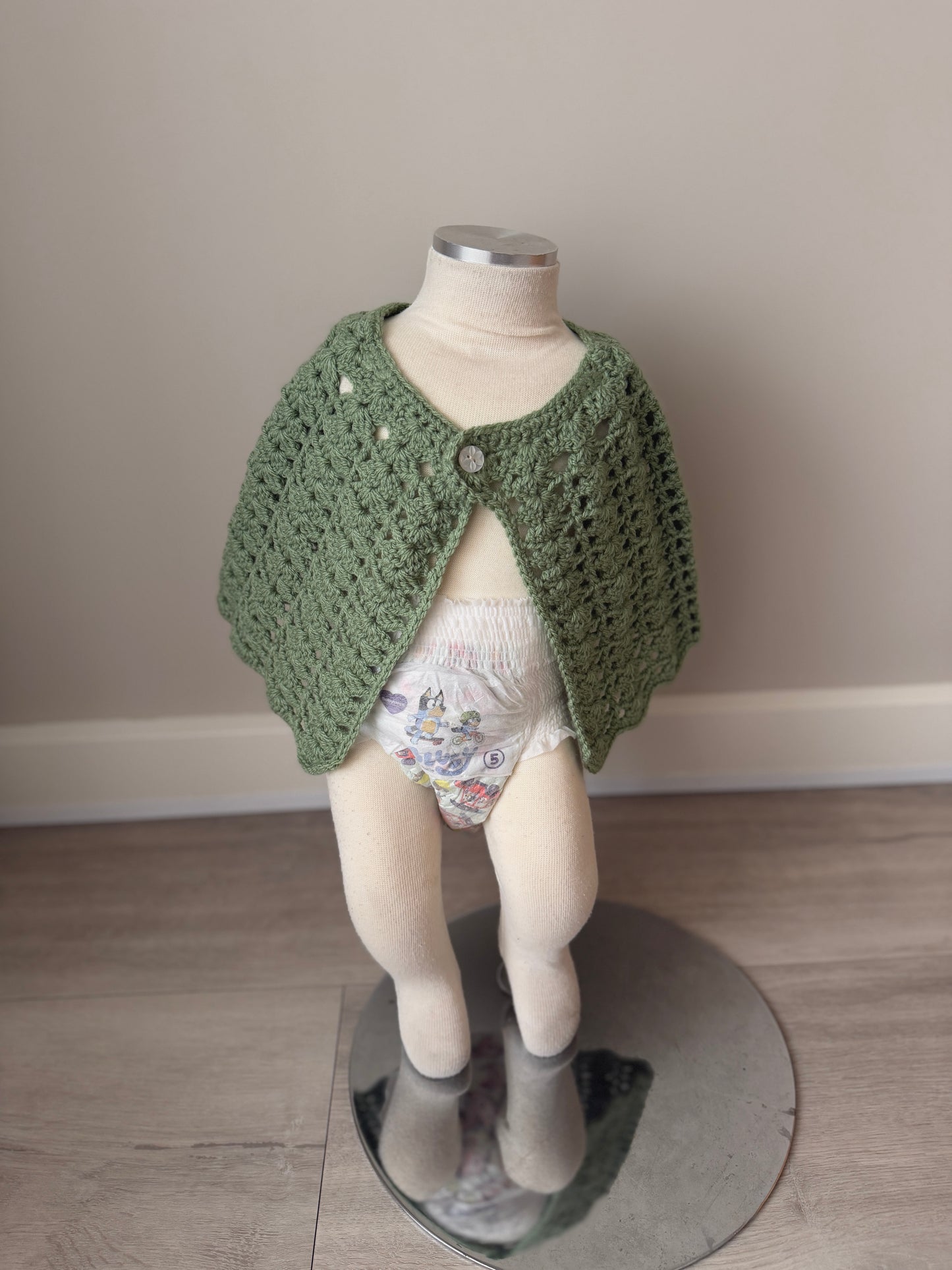 Arabella Crochet Poncho, Beanie + Headband Set