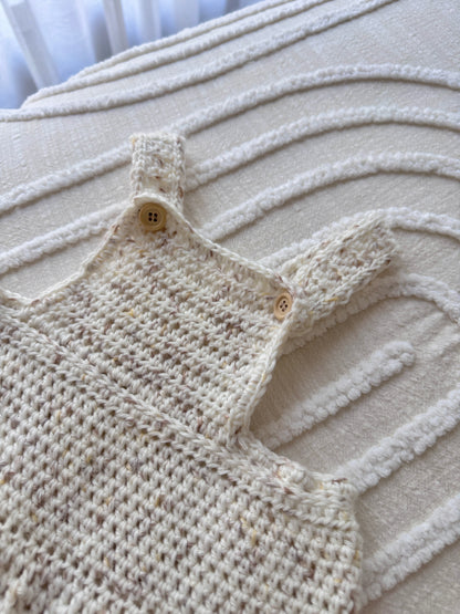 Jamie Unisex Crochet Playsuit