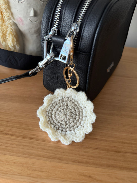Crochet Flower Key Chain