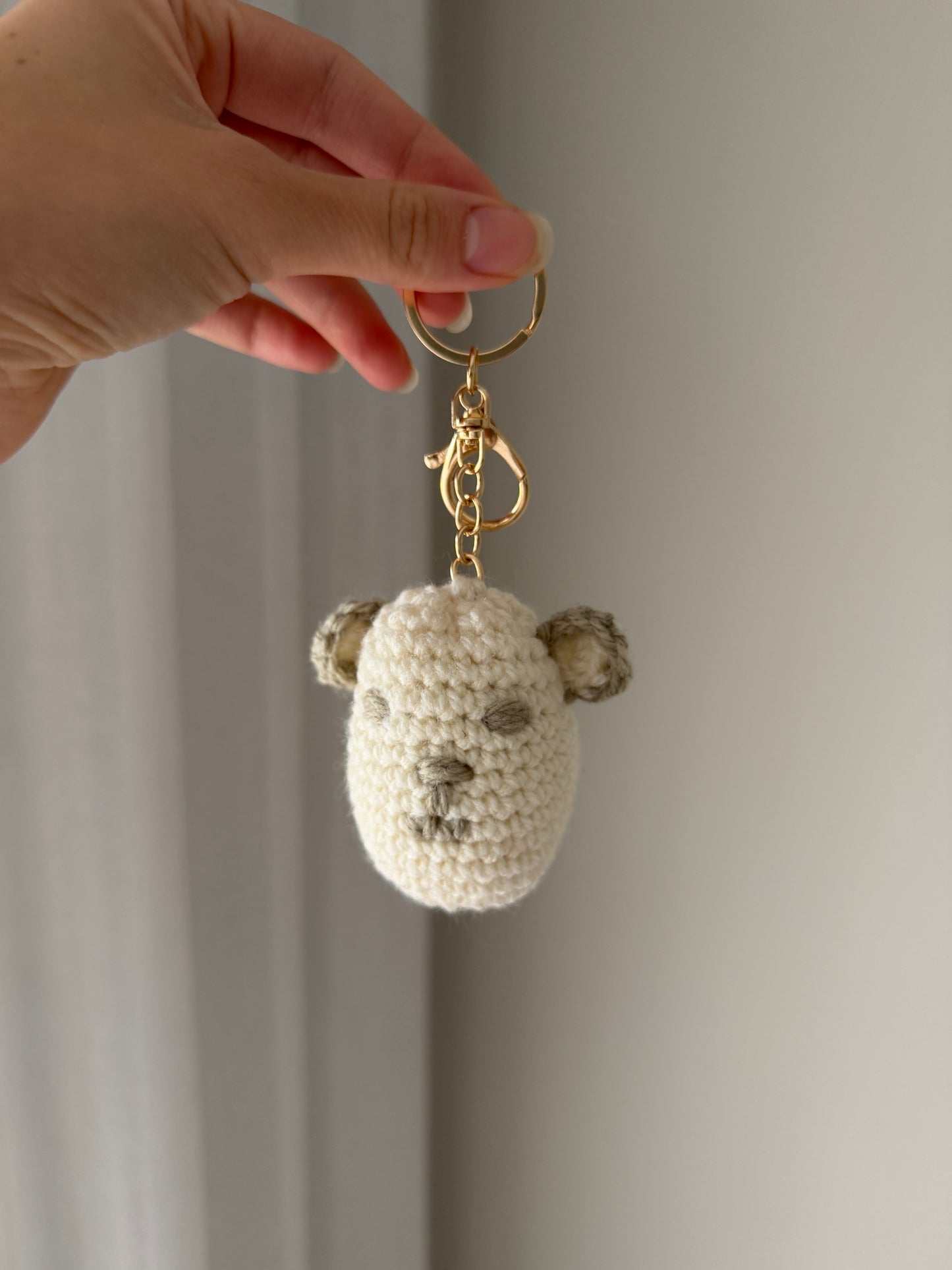 Bear Crochet Key Chain