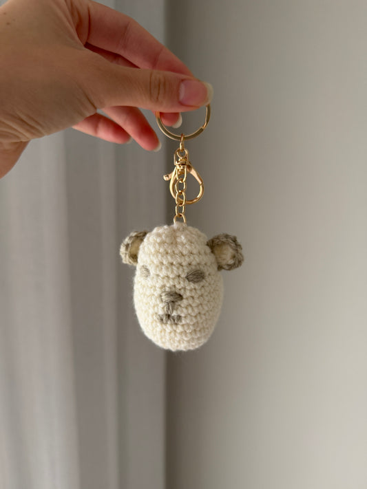 Bear Crochet Key Chain