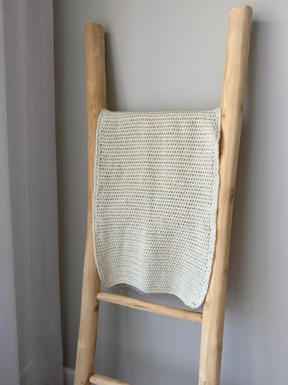 Cream Crochet Runner